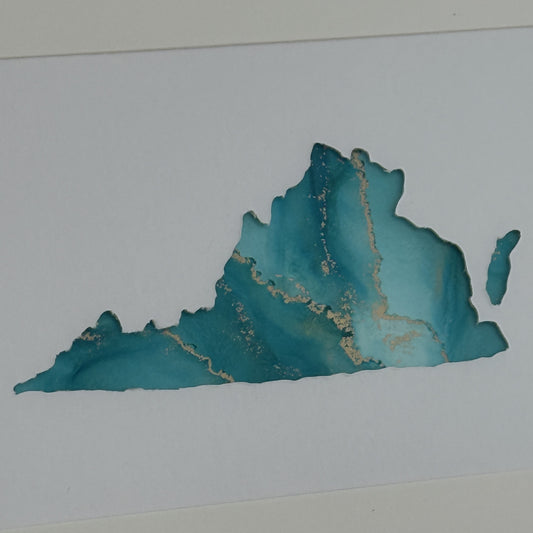 8x10 Virginia Framed Art - Laguna