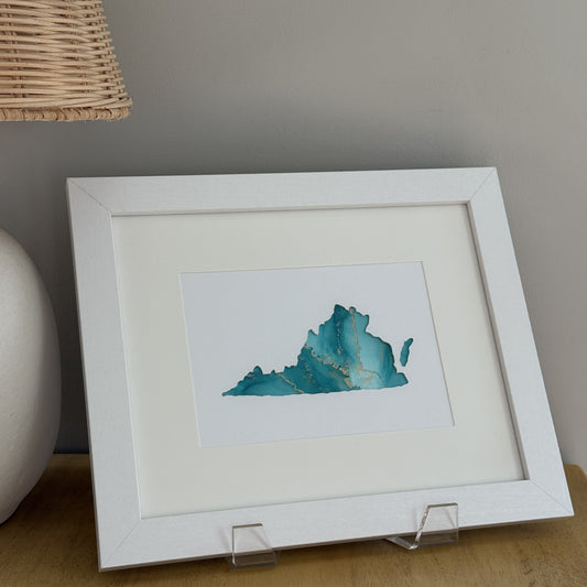 8x10 Virginia Framed Art - Laguna