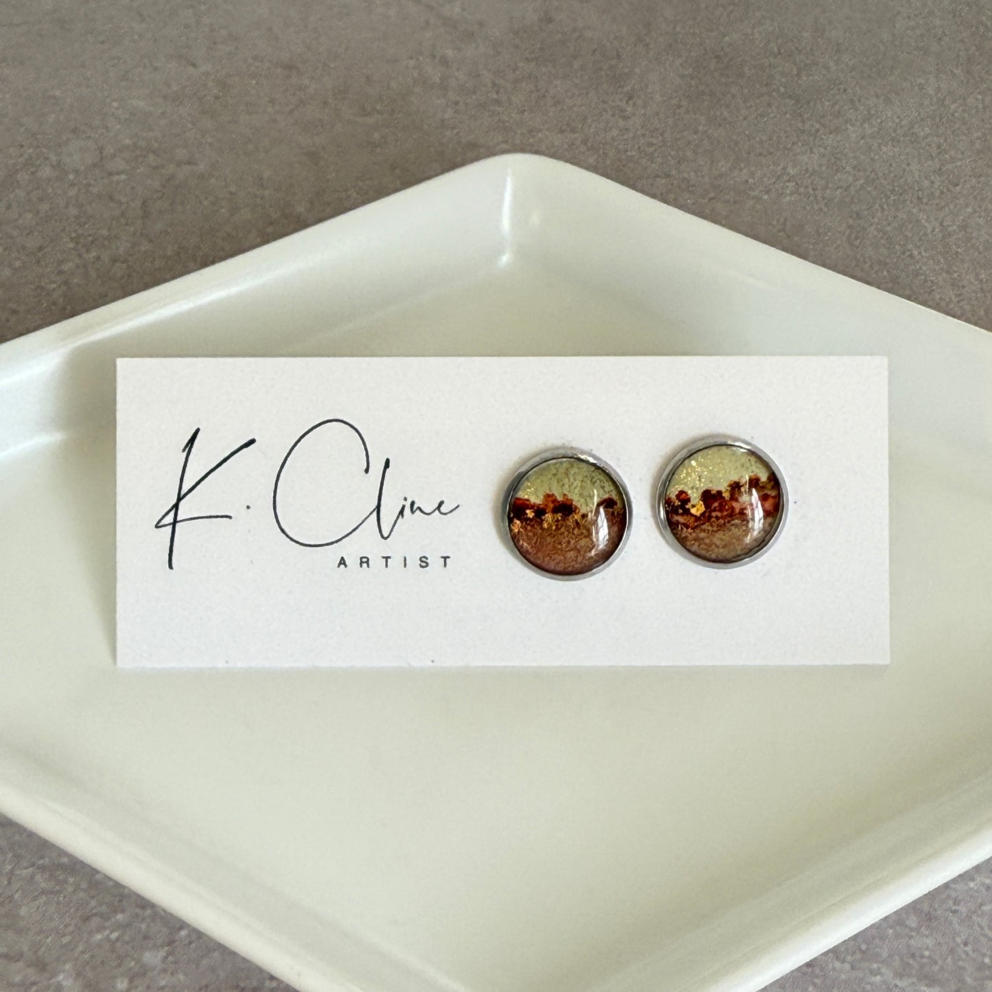 Stud Earrings (Style 27)