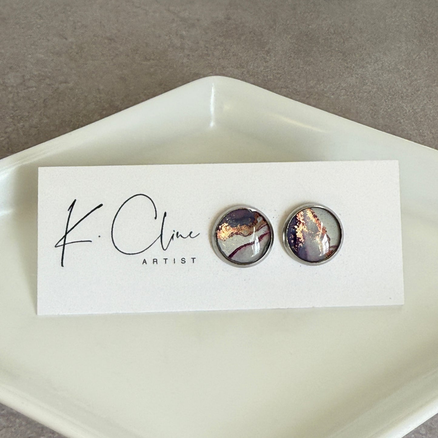 Stud Earrings (Style 34)