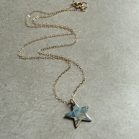Painted Star Necklace - Monsoon